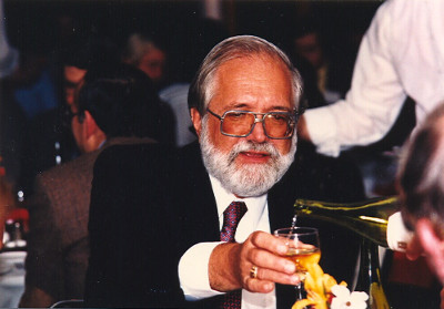 Richard Huguenin as a member of the Board of Trustees of the University of Massachusetts, after his resignation from the University faculty in order to found Millitech, Inc. Photo courtesy of University of Massachusetts Archives