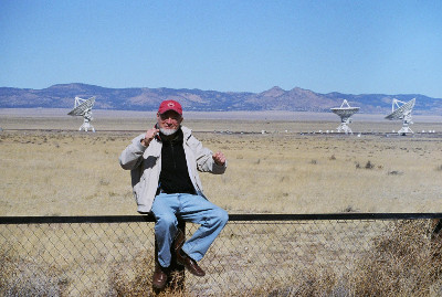Paul Feldman at the VLA, February 2009